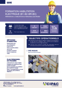 Fiche formation habilitation electrique Formation complète electricité