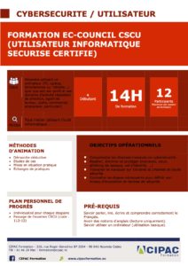 Formation Utilisateur d’Ordinateur Sécurisé Certifié