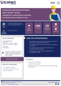 CFP-QHSE-HAB ELEC BT INITIALE-ELECTRICIEN-2J-V1