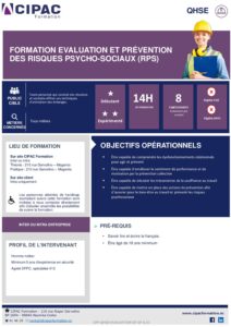 CFP-QHSE-Evaluation et prévention des Risques Psycho-Sociaux (RPS)-2J-V1