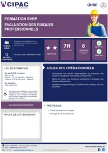 CFP-QHSE-FORMATION EvRP-1J-V1