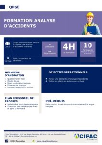 Formation analyse d'accidents (4h)
