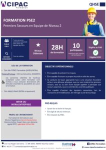 QHSE_PREMIERS SECOURS EN EQUIPE NIVEAU 2 (PSE2)